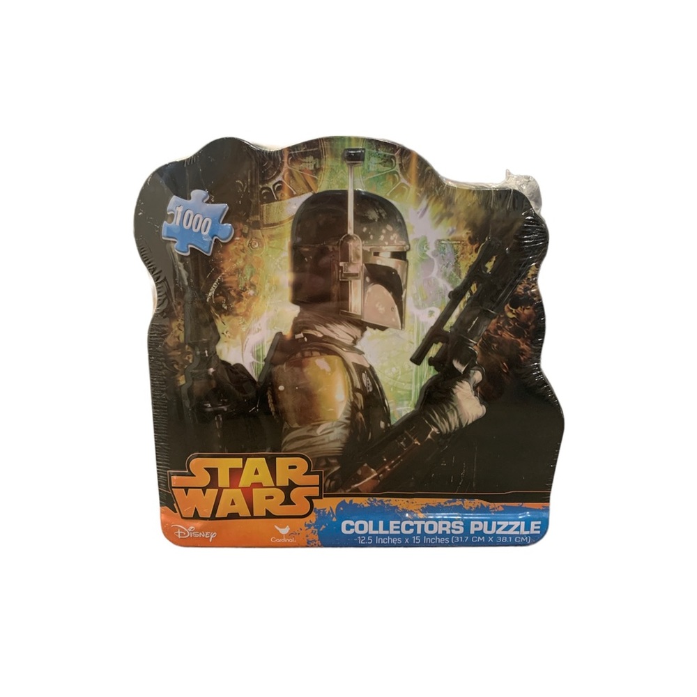 Star Wars Boba Fett 1000 Piece Collectors Jigsaw Puzzle, Metal Tin, Sealed New